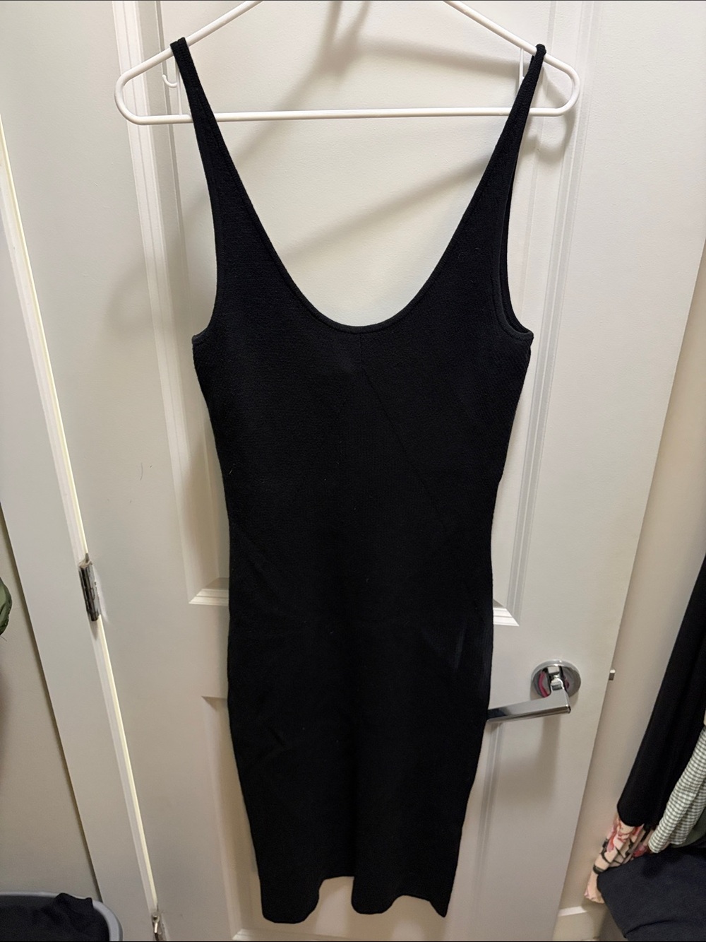 Abercrombie & Fitch Black Ribbed Dress